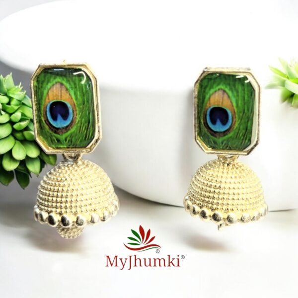 Oxidised Jhumka Earring For Women